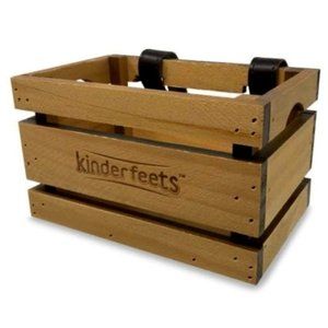 NWT Kinderfeets Retro Wooden Bike Crate